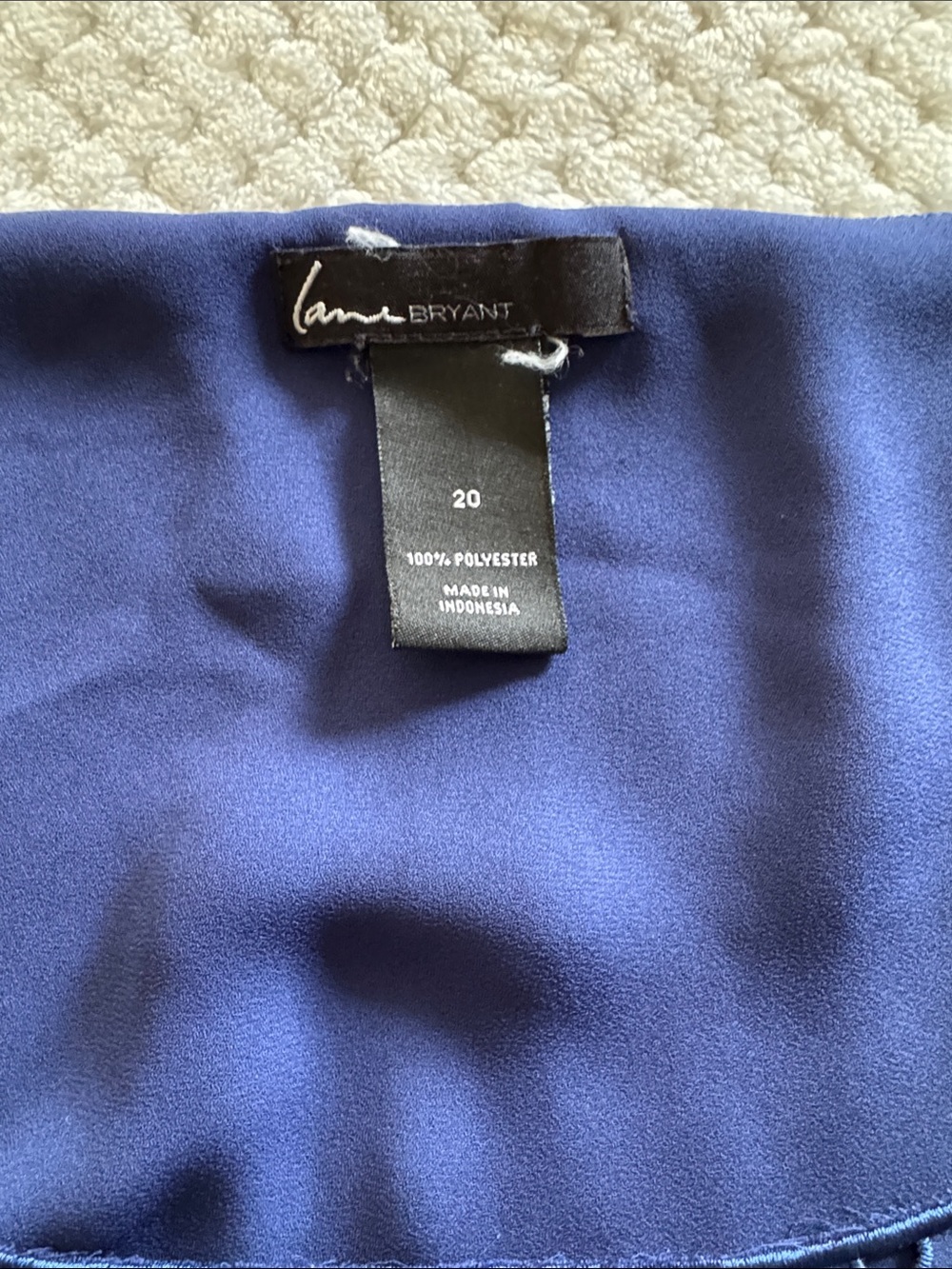 👚 EUC Lane Bryant Embroidered Sleeveless Blouse – Women’s Size 20 - Picture 3 of 6